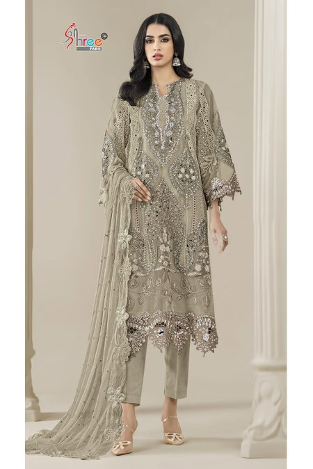 Sr 2220 By Shree Chiffon Readymade Pakistani Salwar Suits Wholesale Price In Surat
